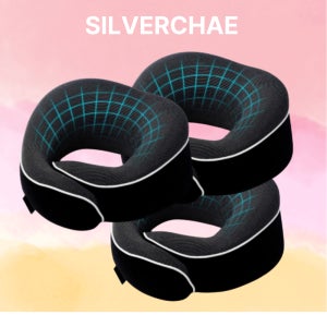 (2+1) 기내용목베개 여행용목베개 비행기 휴대용 기내 목배게 파우치세트