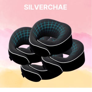 (2+2) 기내용목베개 여행용목베개 비행기 휴대용 기내 목배게 파우치세트