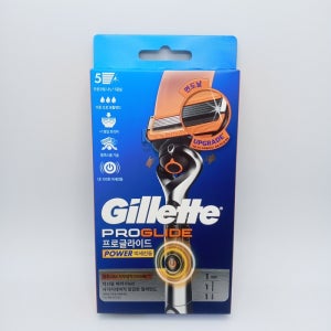질레트 프로글라이드 파워 면도기 1up / 핸들 + 면도날 1개