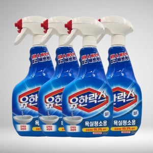 Pixellow유한양행 유한락스 욕실청소용 세제 600mlx4개무료배송