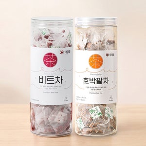 태양별 비트차 호박팥차 50티백, 2종세트 붓기관리 가벼운 건강차 (100티백+티백샘플)