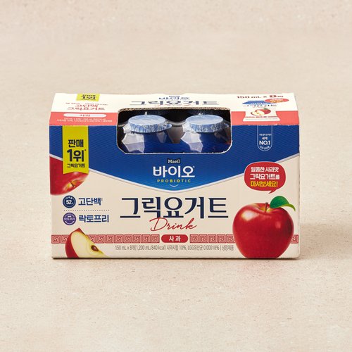 매일 그릭요거트 드링크 사과