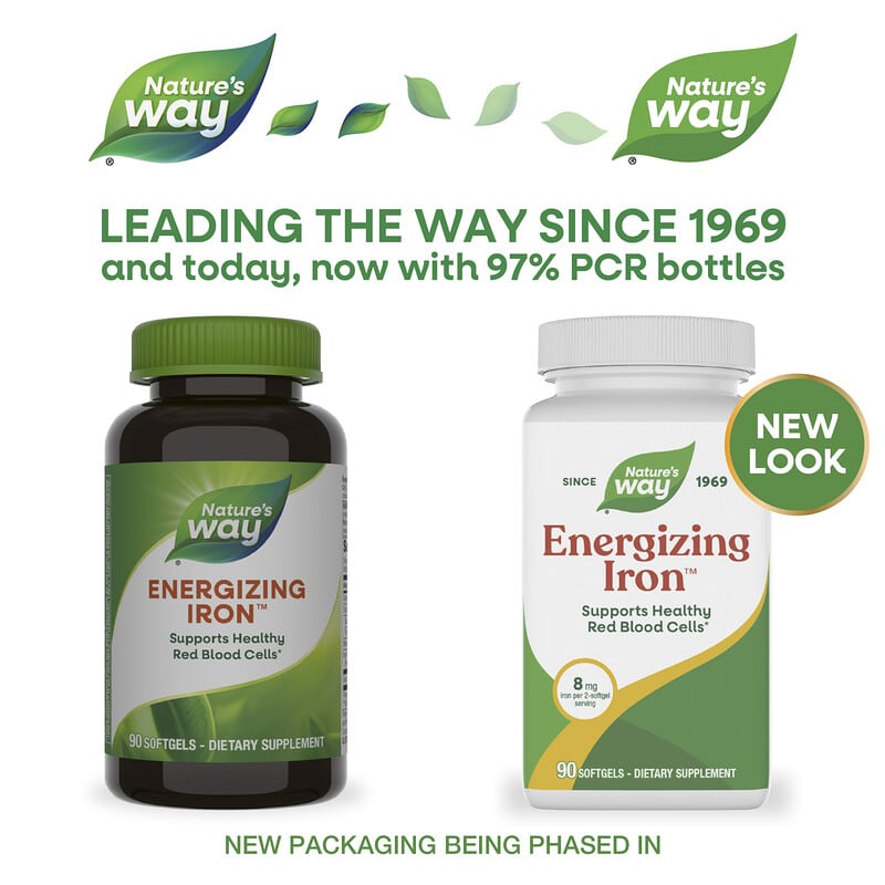 <b>네이처스웨이</b> Energizing Iron 소프트젤 90정