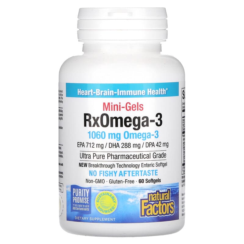 Natural Factors RxOmega-3 미니 젤