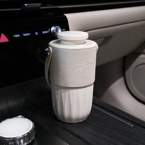 센트랩 차량용 전자 디퓨저 플로우 Flow 방향제 명품 새차선물 고급 가죽케이스