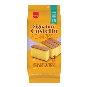 삼립 시그니처 카스테라 125g, 1개입, 6개