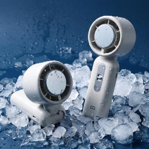 오아 아이스볼트폴드 휴대용 선풍기 넥 목걸이 미니 급속 냉각 핸디 핸드 손풍기