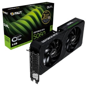 이엠텍 PALIT RTX 5060 DUAL OC 8GB GDDR7 그래픽카드 게이밍 VGA