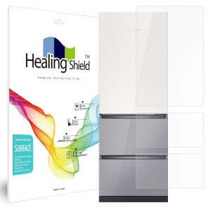 위니아 딤채 김치 냉장고 스탠드형 330L 3도어 SDT33GFPIEST 무광 외부보호필름 세트