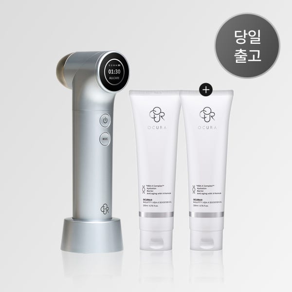 [공식몰 단독] 오큐라 티타늄셀 4.0(부스터젤 200ml 2개 포함) 물방울 초음파 가정용 LDM 티타늄 뷰티디바이스