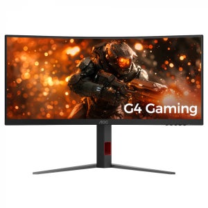 알파스캔 AOC CU34G4 게이밍 180 울트라와이드 WQHD 프리싱크 AI HDR 무결점/ M