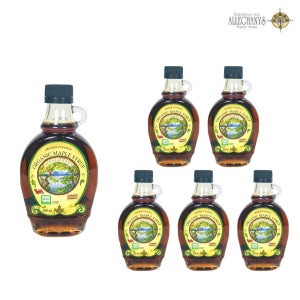 알레가니 100% 캐나다산 메이플 시럽 2종 250ml, 6개