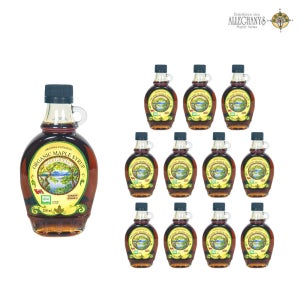 알레가니 100% 캐나다산 메이플 시럽 2종 250ml, 12개