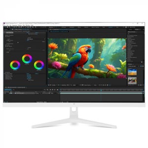래안텍 BLAZE U3260CE 화이트 4K UHD IPS 베젤리스/ M