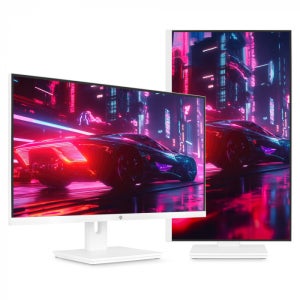 래안텍 PANTHEON QA2720S 나노IPS 120 QHD USB-C 화이트 멀티스탠드/ M