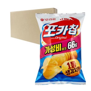[박스] 오리온 포카칩 오리지날 66g 20입 x 1개