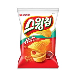오리온 미니스낵 스윙칩 볶음고추장맛 30g x 13개