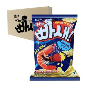 [박스] 해태 빠새빠삭한새우칩 55g 16입 x 1개