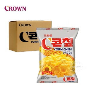 [박스] 크라운 콘칩 70g 16입 x 1개