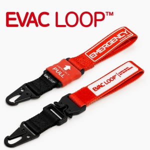 테슬라 모델3 모델Y 2열 비상탈출 스트랩 EVAC LOOP, IMPACT 차량용 비상망치
