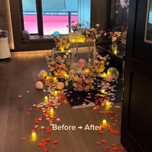 서울 호텔 프로포즈 꽃 장식 세팅 신라호텔 하얏트 프로포즈