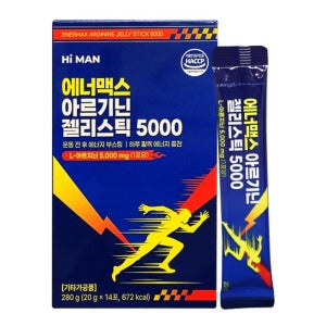 하이맨 에너맥스 아르기닌 5000 타우린 엘키르니틴 비타민 14포, 1개