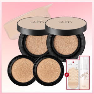 [2개 SET] 루나 롱래스팅 컨실픽싱 쿠션(본품+리필) (+픽서 50ml, 워터핏 퍼프 5p)