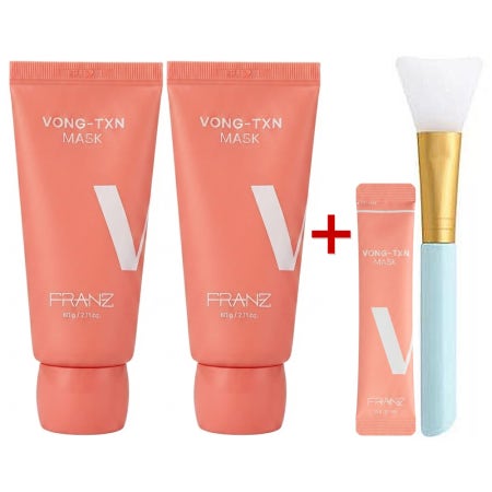 프란츠 봉톡신 크림 마스크팩60g 2개+파우치10g+팩붓