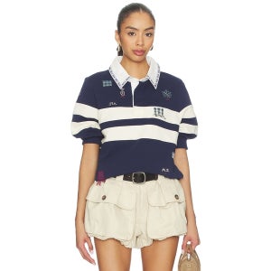 리볼브직영몰 Sea Claira Embroidered Rugby Shirt Long Sleeve