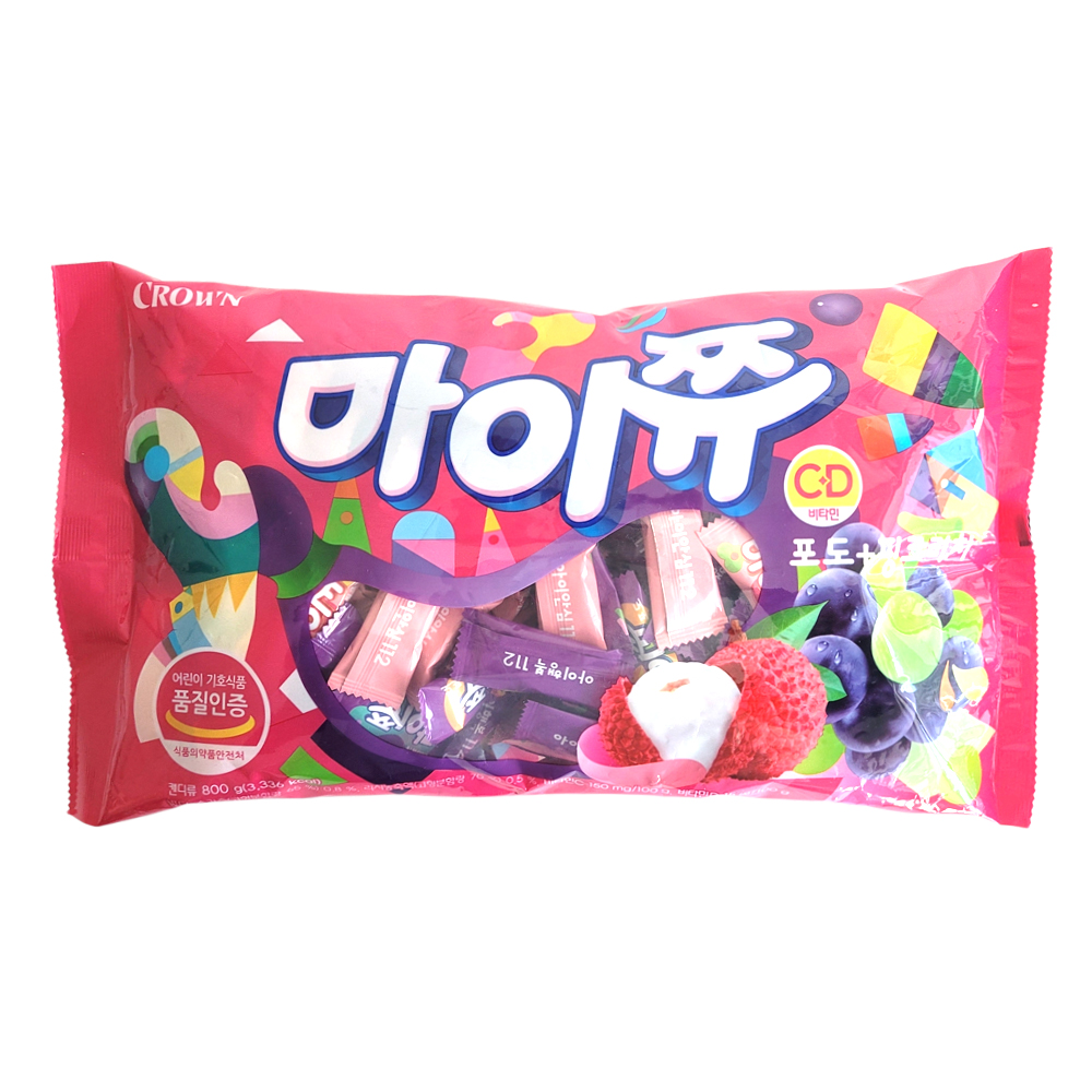 마이쮸 포도 핑크리치 젤리 마이쥬