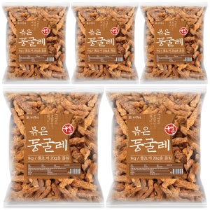 국산 볶은 둥굴레차 1kg, 5개