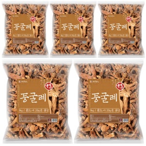국산 말린 둥굴레차 1kg, 5개