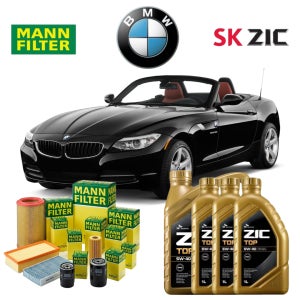 BMW Z4 sDrive 30i 엔진오일세트 E89 (N52) 만필터 지크합성유