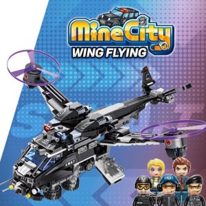 젠카 호환 블록 장난감 경찰차 헬리콥터 특공대 경찰 남아 어린이집 유치원 선물 중국 블럭