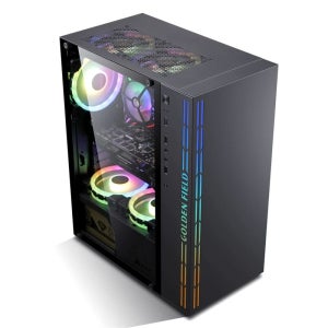 투명 본체 케이스 pc 측면 예견 PC 냉봉 프레임 게이밍