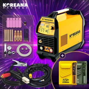 코리아나 알곤 티그 용접기 TIG-250C 홀더 어스 세트 인버터
