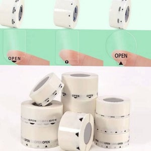 대용량 밀봉 스티커 화살표 개봉 스티커 업소용 포장 봉인 라벨