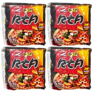 농심 앵그리 너구리 멀티팩 605g X 4개 (총20봉)