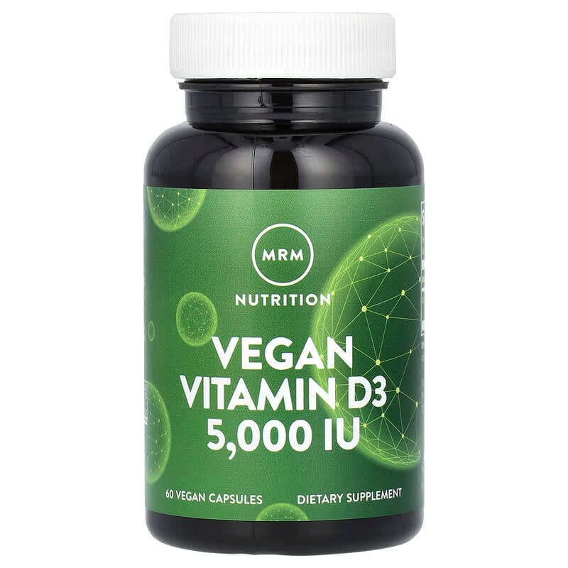 MRM Nutrition <b>비건 비타민</b>D3 125mcg 베지 캡슐 60정