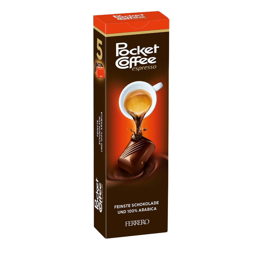 Ferrero Pocket Coffee, 1 pack of 5 pieces, 3-pack set
