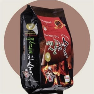 지피니 옛골 참숯 2kg 착화제 포함 캠핑 야외 바베큐 피크닉
