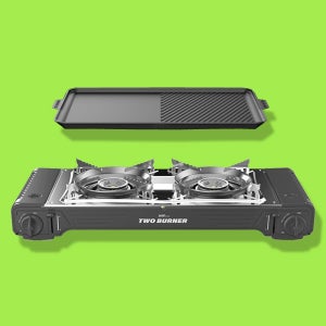 맥스 투버너 (불판 케이스 포함) 2구 트윈 스토브 MS-5800S 가스렌지