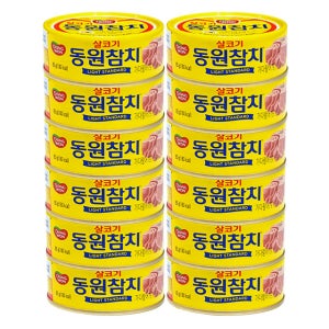 동원참치 라이트스탠다드 85g 12캔 살코기