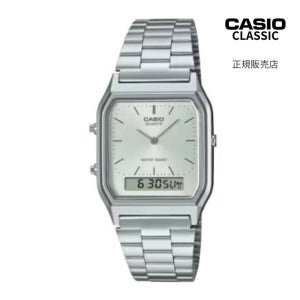 CASIO 카시오 아날로그 사각 빈티지 손목시계 AQ-230A-7AMQYJF 치프카시오