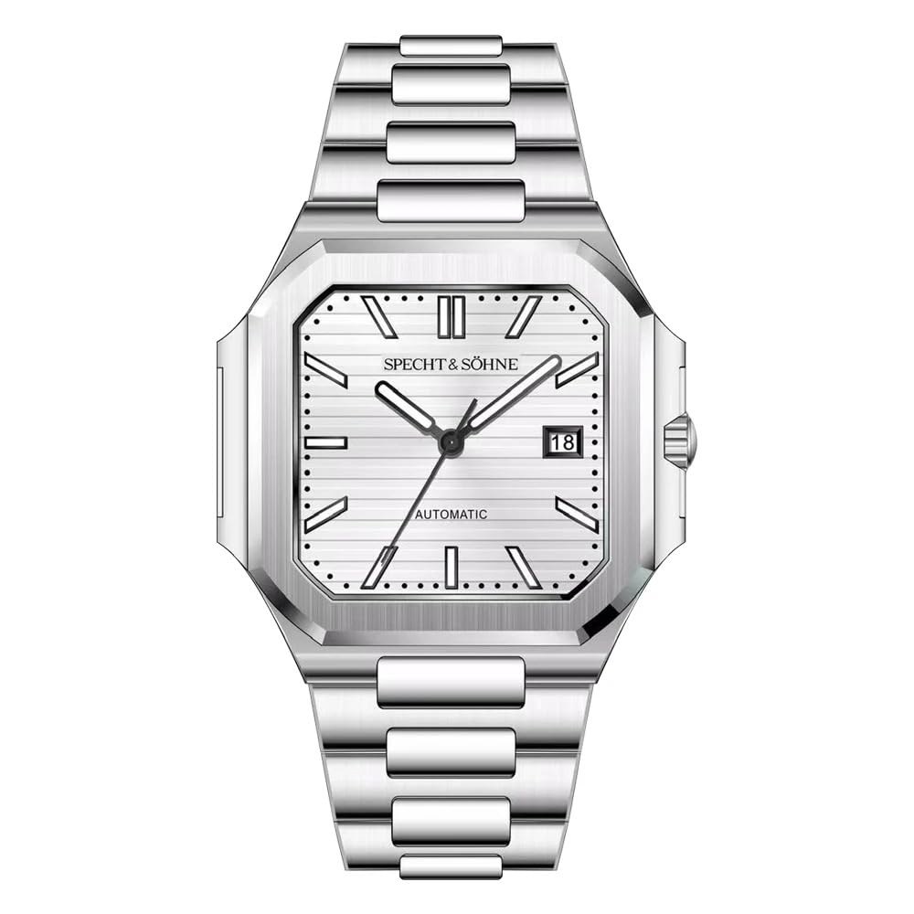 Specht & S hne 41MM ์ฌ๊ฐ ํ๋ธ 5711 ๋จ์ฑ ์๊ณ ๊ธฐ๊ณ์ ์๊ณ ๋ก์ฆ ๊ณจ๋ ์คํ
์ธ๋ฆฌ์ค ์คํธ ์ฌํ์ด์ด ํฌ๋ฆฌ์คํ ๋ฐฉ์ white