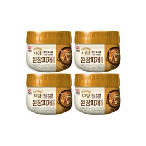 CJ 다담 된장찌개 양념 530g 4통