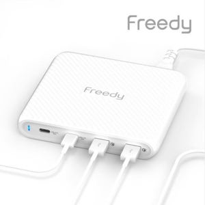 [프리디] 90W 고속 멀티 충전기 USB C타입 PD 퀄컴3.0 급속충전