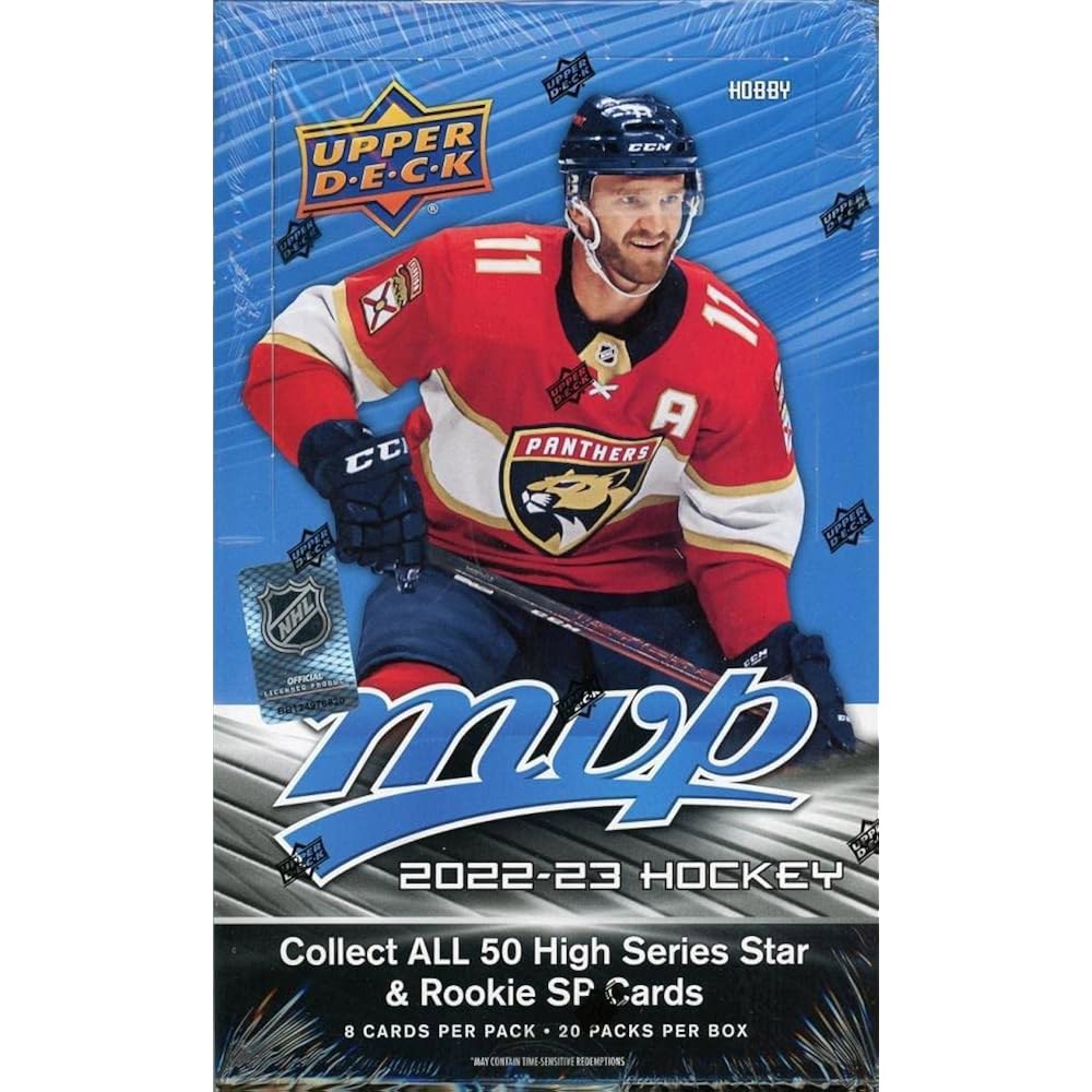 NHL UPPER DECK 2022-23 MVP 하키 취미 [20팩] 트레이딩 박스 카드
