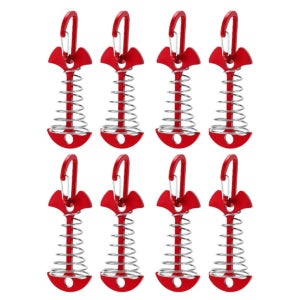 캠핑 물고기 데크팩 8P 카라비너 포함 오징어 앵카 스프링 텐트 타프 고정팩 앵카팩 데크