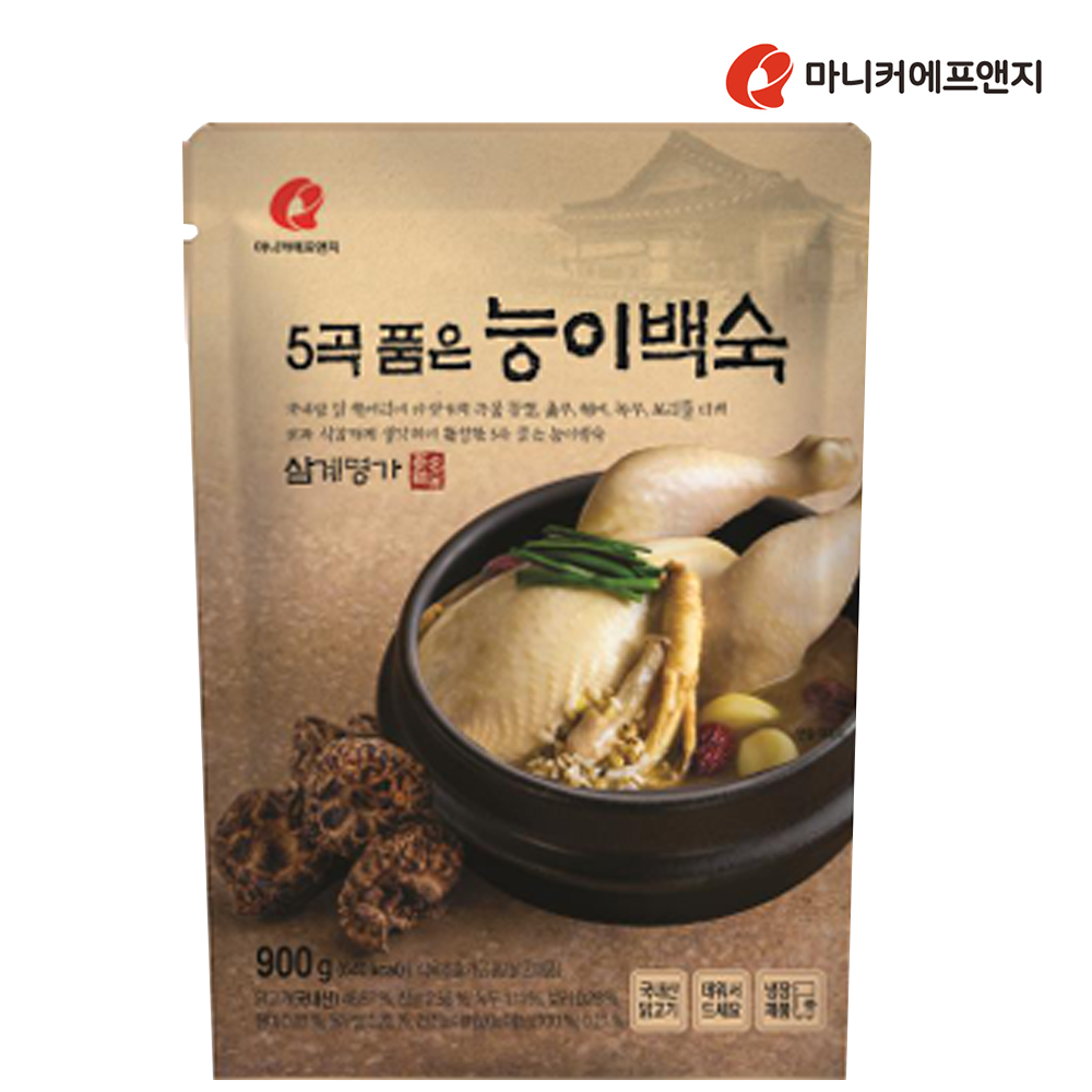 마니커에프앤지 5곡품은 능이백숙, 900g, 2개 (8,180원) (무료)